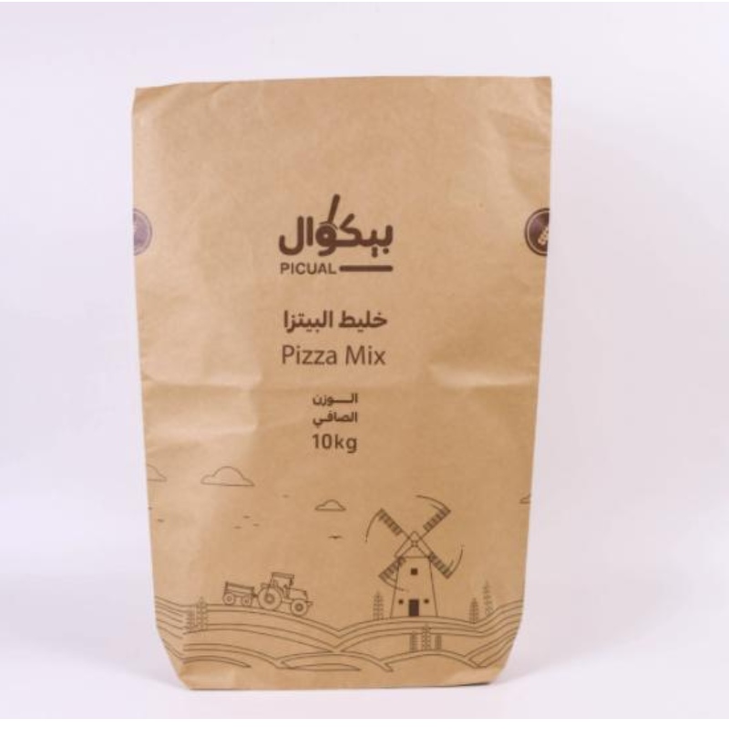 ECO Amigável 2kg 25kg 30kg de pão de milho personalizado bolsa de embalagem sacos de papel com seu próprio logotipo reciclável